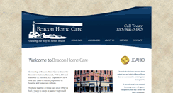 Desktop Screenshot of beaconcares.com