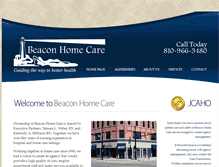 Tablet Screenshot of beaconcares.com